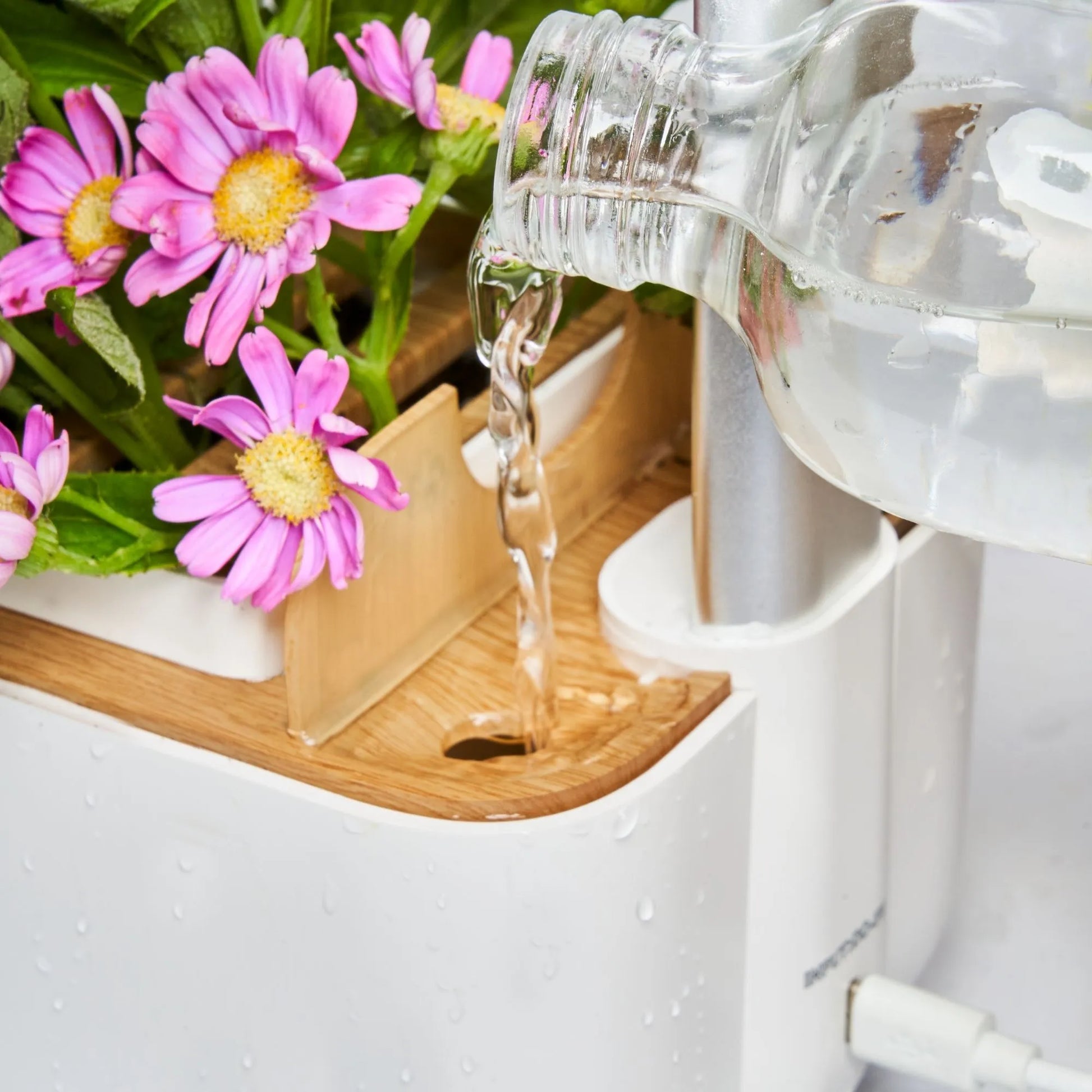 water filling for our Hydroponic Indoor Garden 